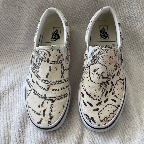 VANS Harry Potter Marauder’s Map Slip Ons - Picture 1 of 5